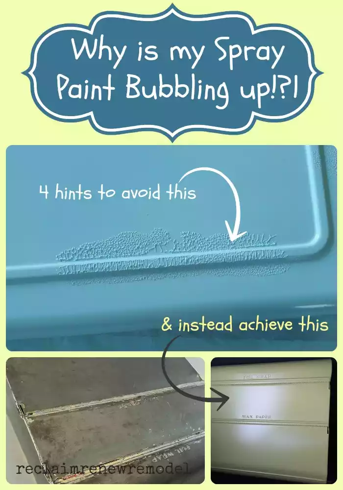 Avoiding Paint Bubbles When Using Spray Cans 19