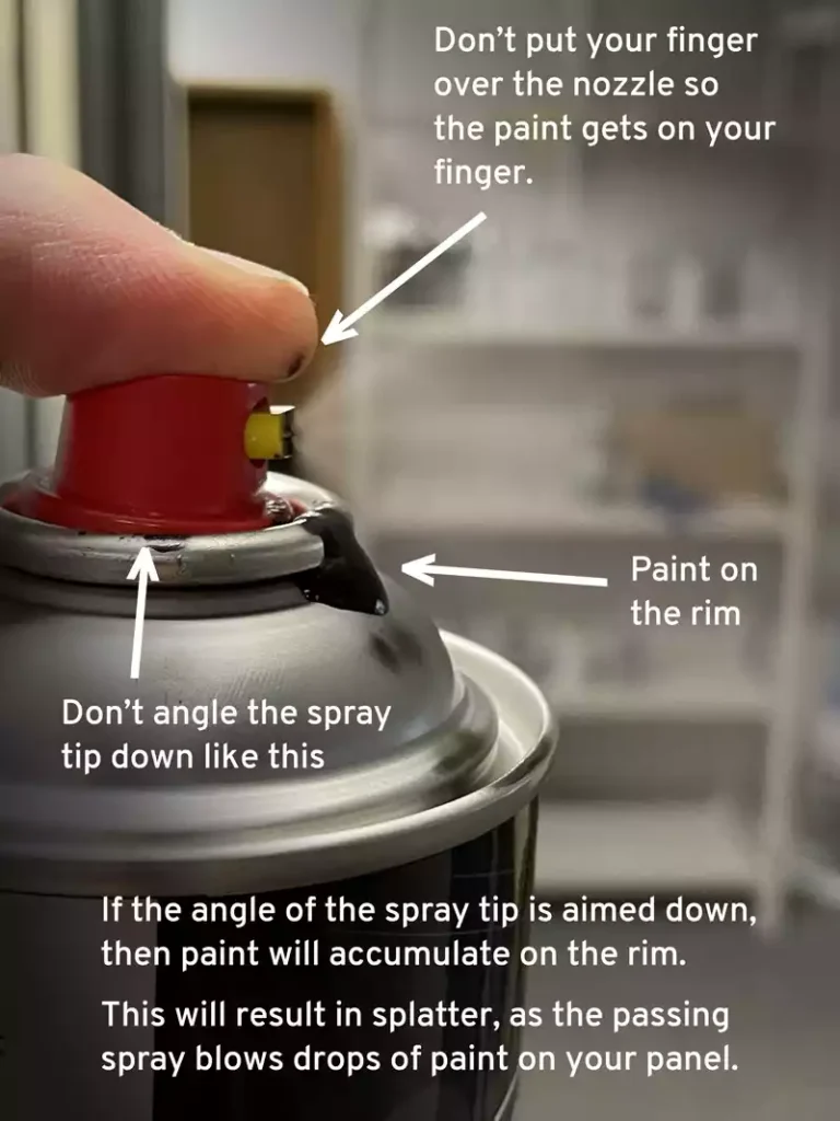Managing Spray Can Splattering Issues 1